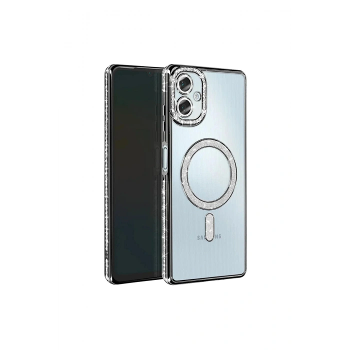 Samsung Galaxy A07 4g Joke Simli Magneticsafe Kılıf - Siyah