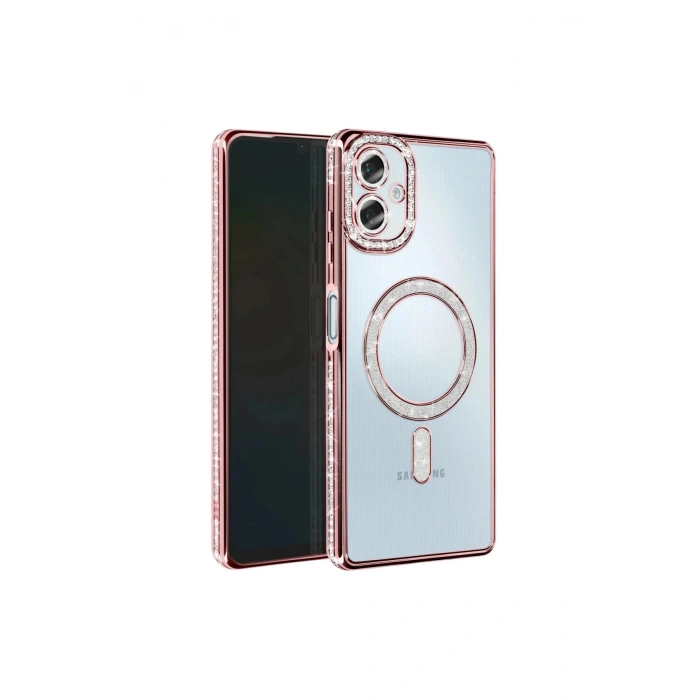 Samsung Galaxy A07 4g Joke Simli Magneticsafe Kılıf - Pembe