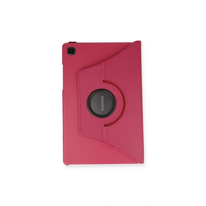 Samsung Galaxy T500 Tab A7 10.4 Kılıf 360 Tablet Deri Kılıf - Pembe