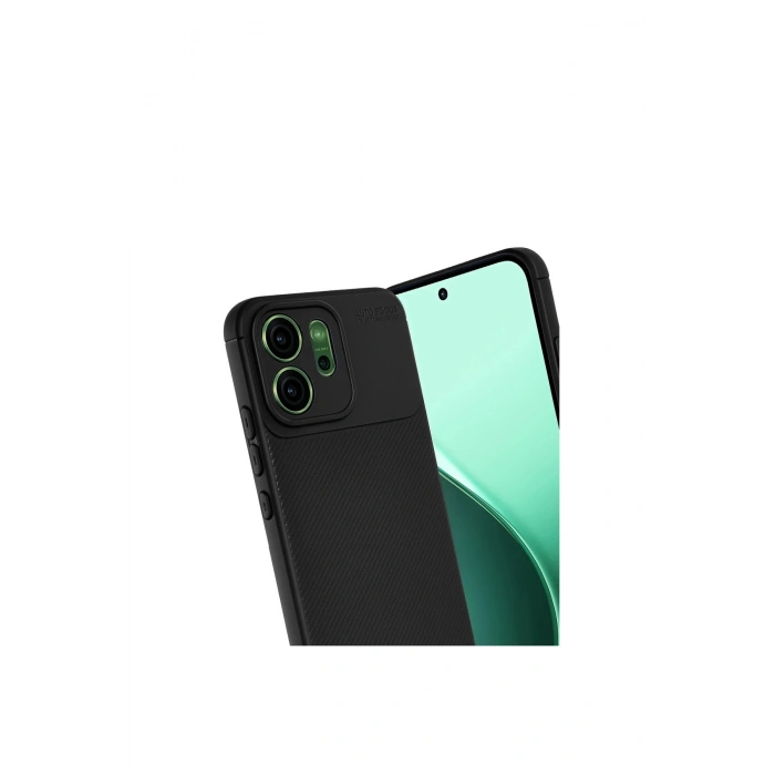 Oppo Reno 14 Auto Focus Karbon Kapak - Siyah