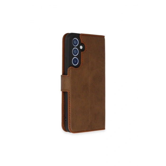 Samsung Galaxy A54 5g Kılıf Trend S Plus Kapaklı Kılıf - Taba