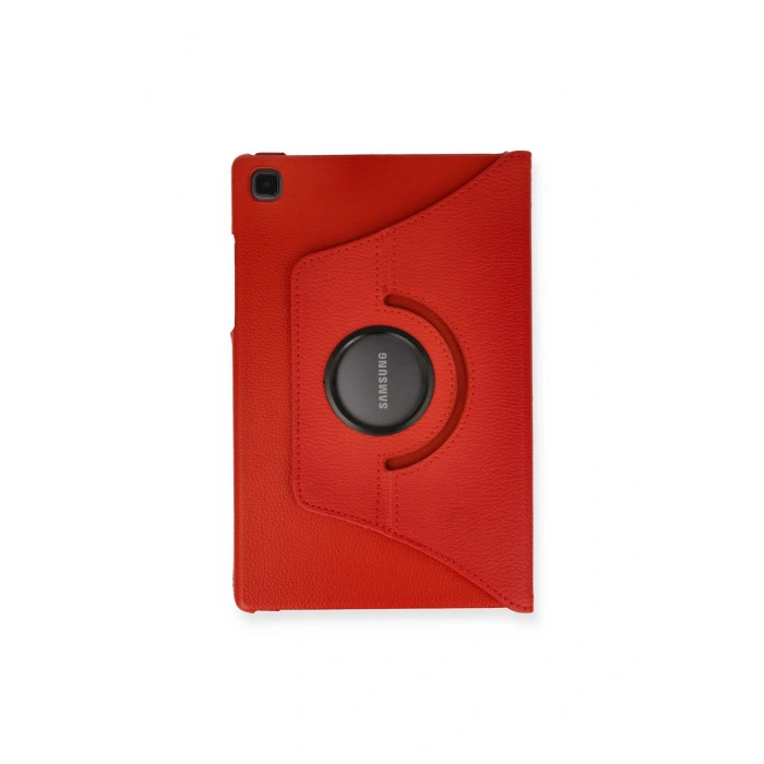 Samsung Galaxy T500 Tab A7 10.4 Kılıf 360 Tablet Deri Kılıf - Kırmızı