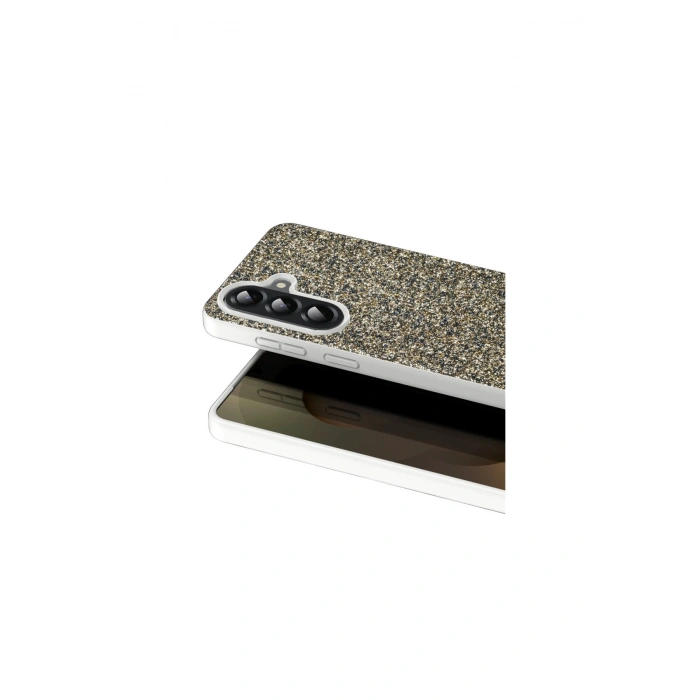 Onegif Samsung Galaxy A17 5g Bright Simli Kapak - Gold