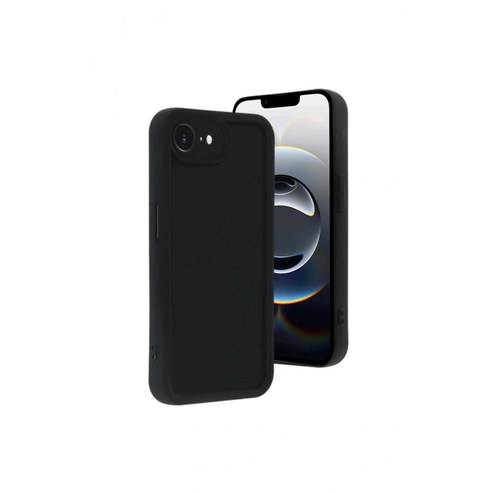 İphone 16e Kılıf Viera Silikon - Siyah