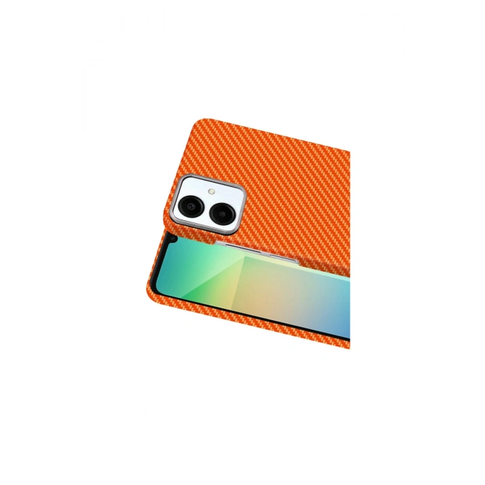 Samsung Galaxy A06 Vega Magsafe Kapak - Turuncu