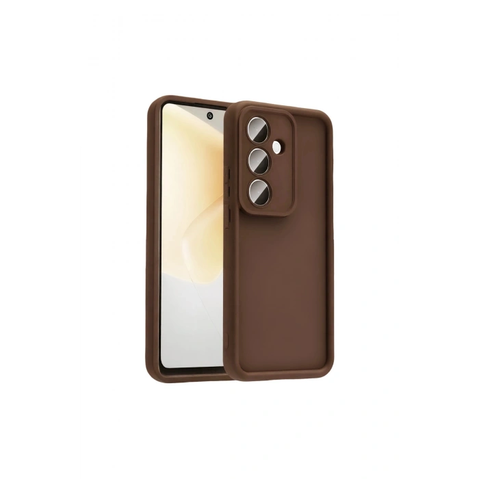 Samsung Galaxy A57 5g Viera Silikon - Kahverengi