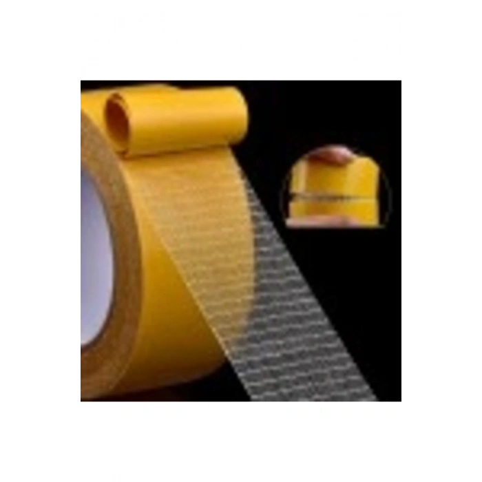 Geniş 10 Metre * 3 Cm Çift Taraflı Süper Güçlü Yapışkan Yapıştırıcı Bant Isıya Dayanıklı