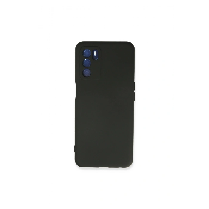 Oppo A16 Kılıf Nano İçi Kadife Silikon - Siyah
