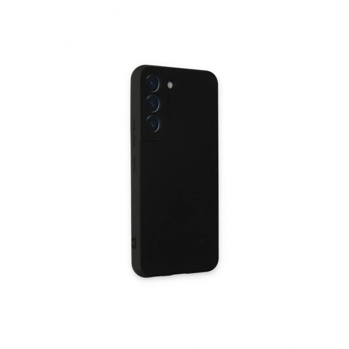Samsung Galaxy S22 Kılıf Nano İçi Kadife Silikon - Siyah