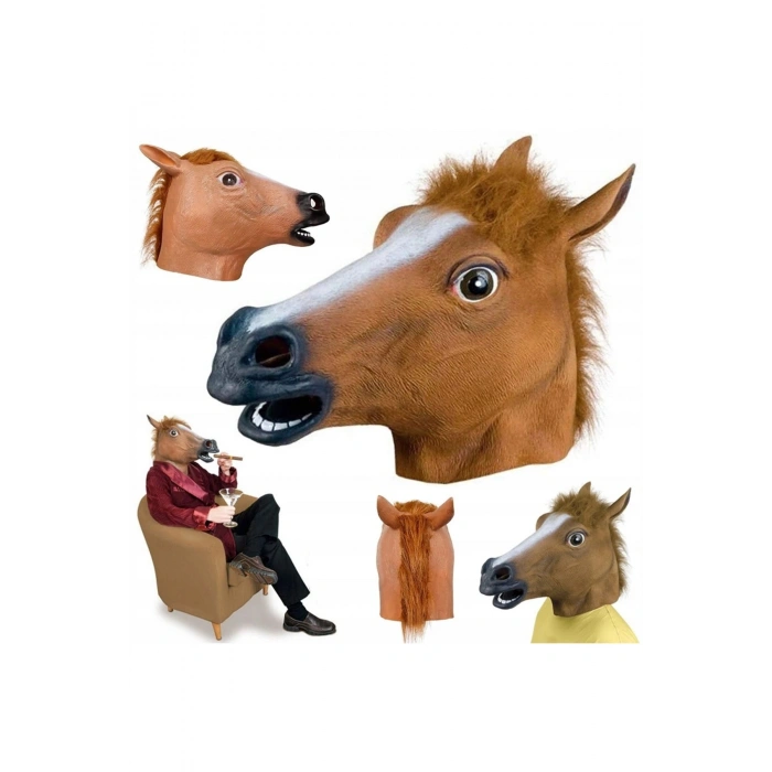 At Kafası - At Maskesi - At Kafası Maskesi - At Kafası Başlığı