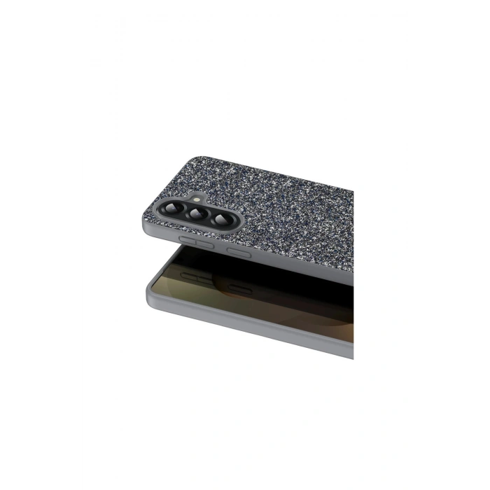 Onegif Samsung Galaxy A17 5g Bright Simli Kapak - Gümüş