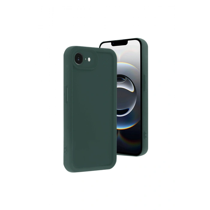 İphone 16e Kılıf Viera Silikon - Koyu Yeşil