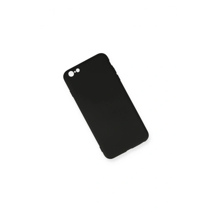 İphone 6 Plus Kılıf Nano İçi Kadife Silikon - Siyah