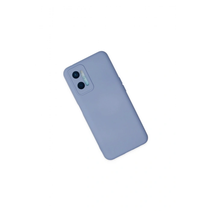 Oppo A96 Kılıf Nano İçi Kadife Silikon - Lila