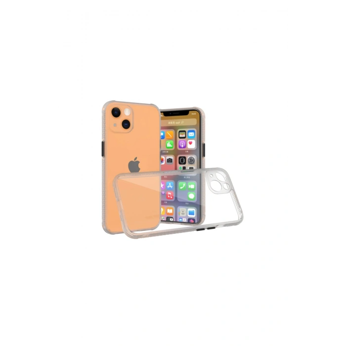 İphone 13 Mini Kılıf Miami Şeffaf Silikon - Şeffaf