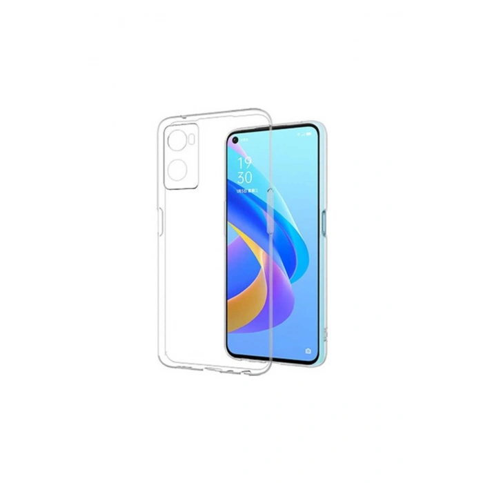 Oppo A96 Kılıf Lüx Şeffaf Silikon
