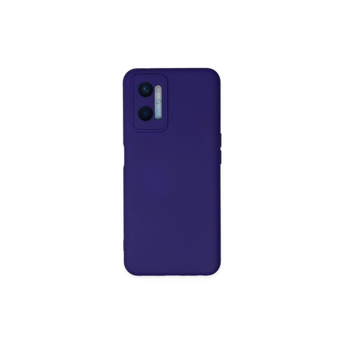 Oppo A96 Kılıf Nano İçi Kadife Silikon - Mor