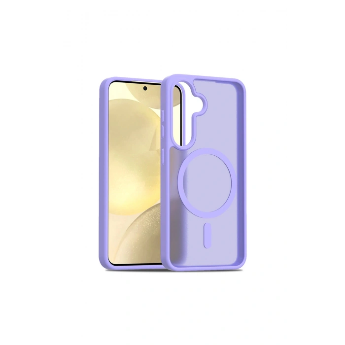 Joko Samsung Galaxy S24 Jota Magsafe Kapak - Lila