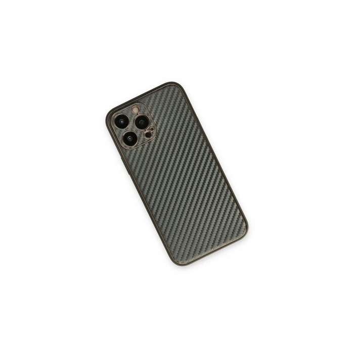 İphone 13 Pro Kılıf Coco Karbon Silikon - Füme
