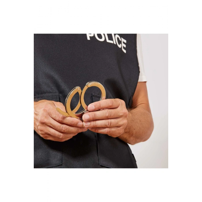 Metal Malzemeden İmal Anahtarlı Oyuncak Kelepçesi (5324)