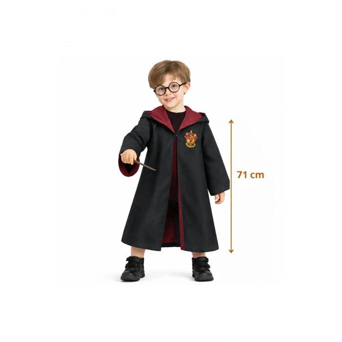Harry Potter Bebek Kostüm Seti – Asa Gözlük Pelerin 71 Cm (2-4 Yaş)