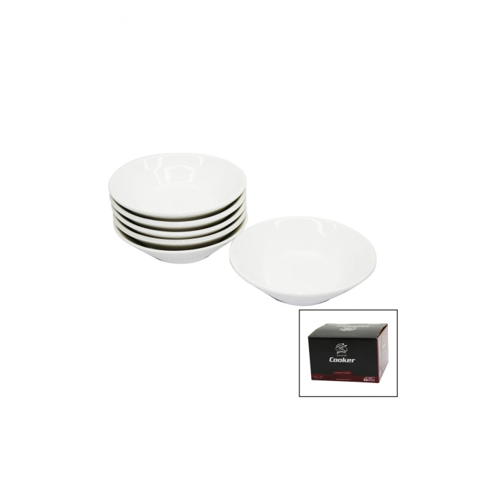 CKR-4144 6 PARÇA PORSELEN ÇAY TABAK (5324)