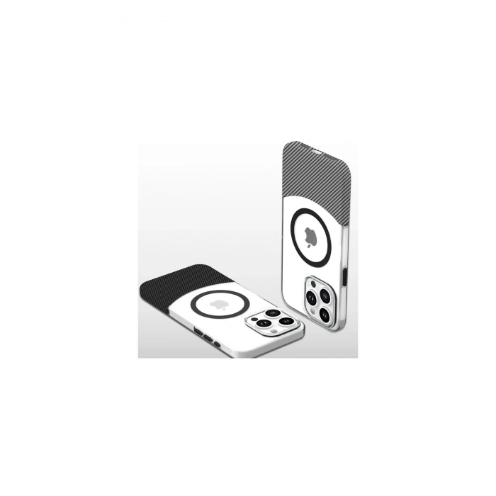 Joko İphone 16 Carbon Puzzle Magsafe Kapak - Siyah-2