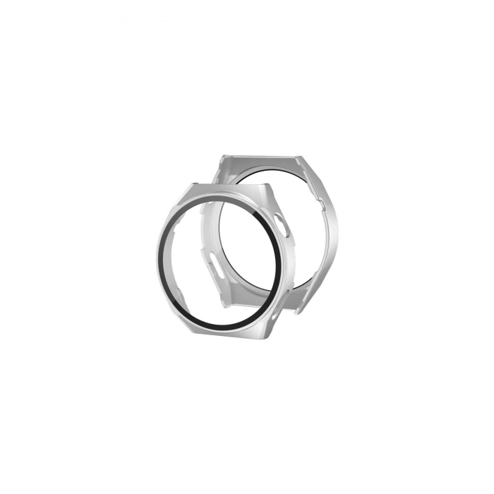 Huawei Watch Gt3 46mm Dota Camlı Kasa Ekran Koruyucu - Gümüş