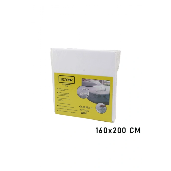 ÇİFT KİŞİLİK YATAK KORUYUCU SIVI GEÇİRMEZ ALEZ 160X200CM HAVA ALIR ANTİALER