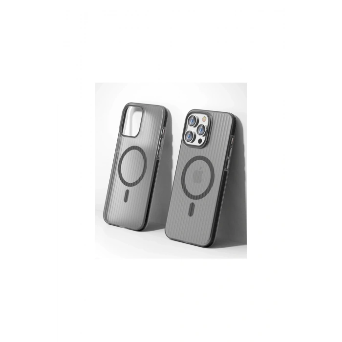 Joko İphone 15 Pro Max Line Magsafe Kapak - Siyah