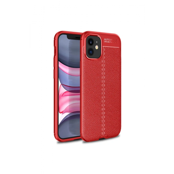 İphone 12 Mini Kılıf Auto Focus Kapak - Kırmız��