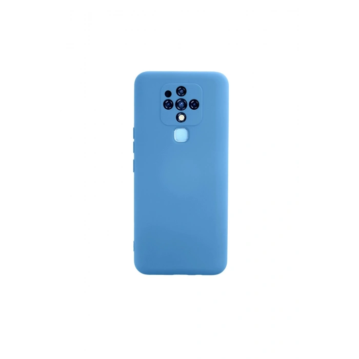 Tecno Camon 16 Kılıf Nano İçi Kadife Silikon - Mavi