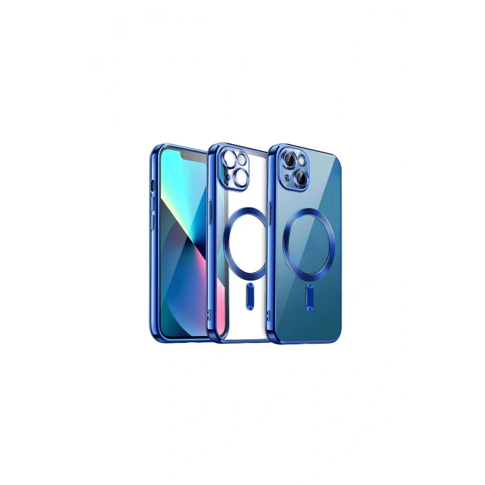 İphone 13 Kılıf Kross Magneticsafe Kapak - Lacivert