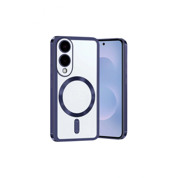 Samsung Galaxy S25 Edge Kross Magneticsafe Kapak - Lacivert