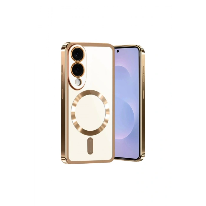 Samsung Galaxy S25 Edge Kross Magneticsafe Kapak - Çöl Titanyum