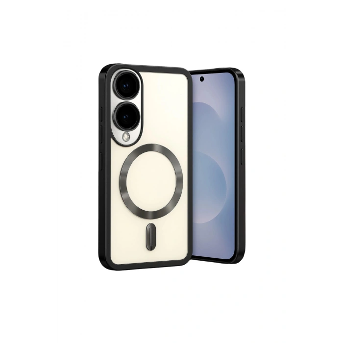 Samsung Galaxy S25 Edge Kross Magneticsafe Kapak - Siyah