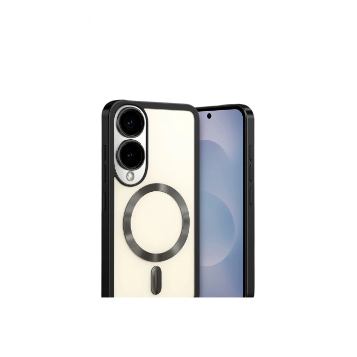 Samsung Galaxy S25 Edge Kross Magneticsafe Kapak - Siyah