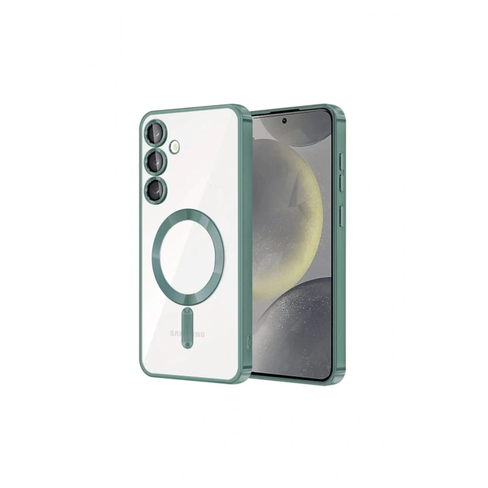 Samsung Galaxy A26 Kross Magneticsafe Kapak - Koyu Yeşil