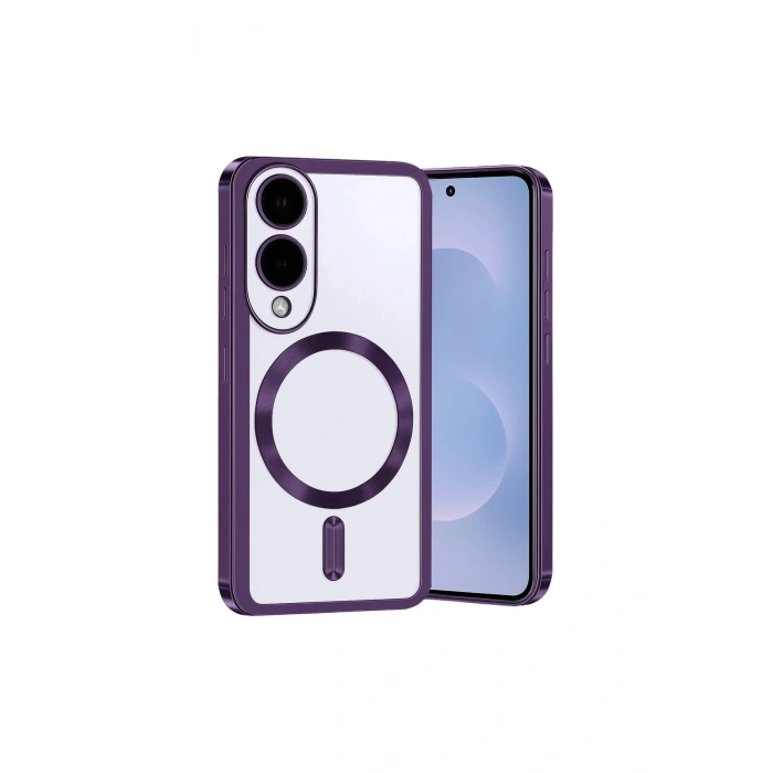 Samsung Galaxy S25 Edge Kross Magneticsafe Kapak - Mor