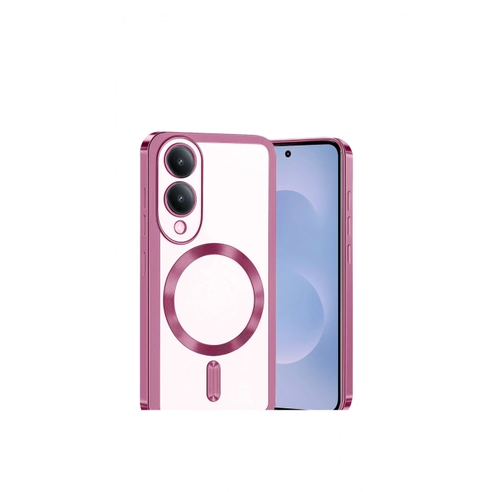 Samsung Galaxy S25 Edge Kross Magneticsafe Kapak - Rose
