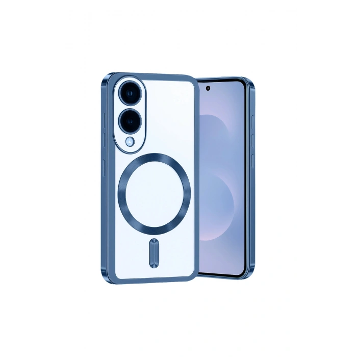 Samsung Galaxy S25 Edge Kross Magneticsafe Kapak - Sierra Blue