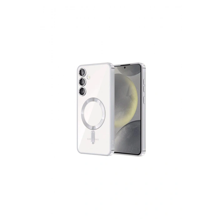 Samsung Galaxy S23 Kılıf Kross Magneticsafe Kapak - Titan Gri