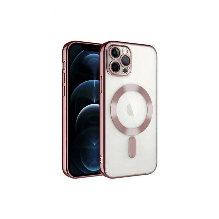 İphone 14 Pro Max Kılıf Kross Magneticsafe Kapak - Rose