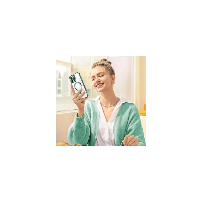 İphone 14 Pro Max Kılıf Kross Magneticsafe Kapak - Rose