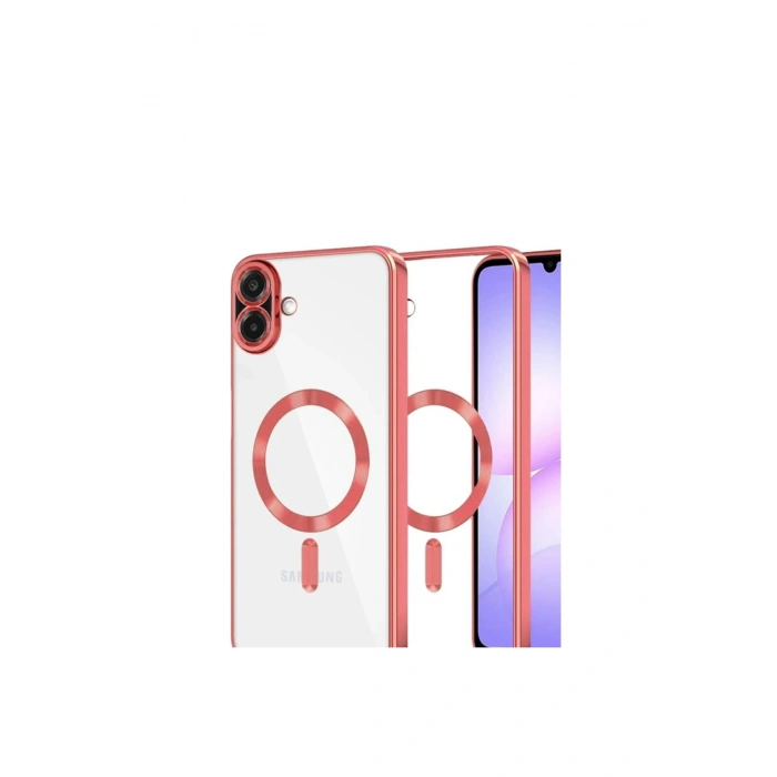 Samsung Galaxy A07 Kross Magneticsafe Kapak - Kırmızı