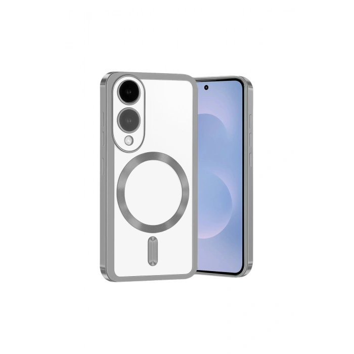 Samsung Galaxy S25 Edge Kross Magneticsafe Kapak - Gümüş