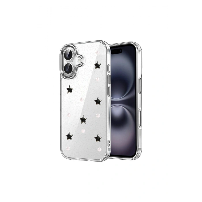 İphone 16 Plus Fiyonk Desenli Kapak - Desen 7