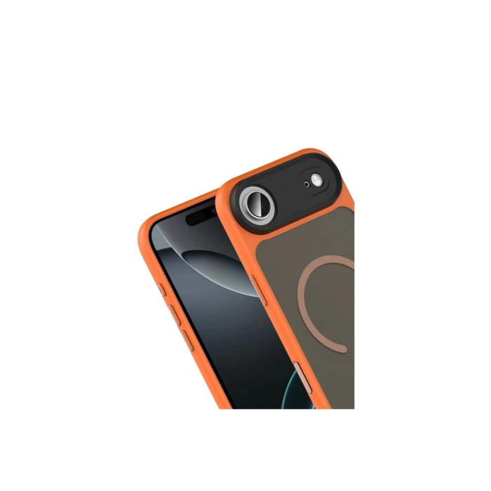 Joko İphone 17 Air Megane Magsafe Kapak - Turuncu