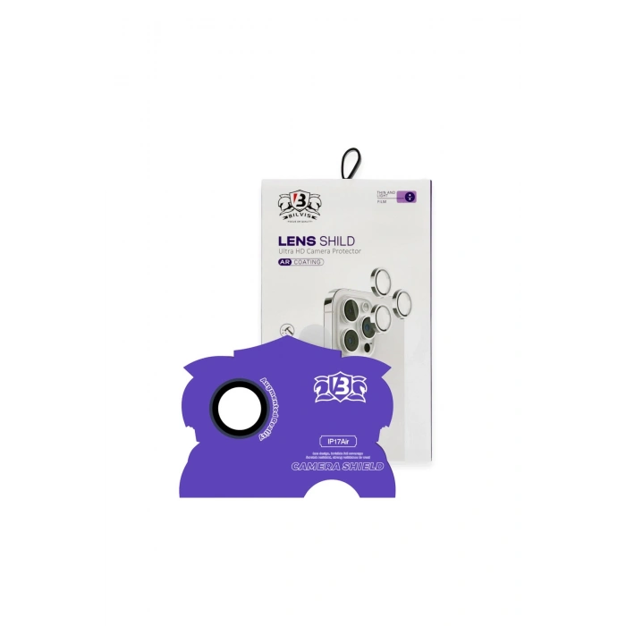 İphone 17 Air Bilvis Titan Kamera Lens - Lacivert