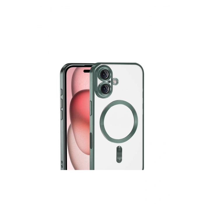 İphone 17 Kross Magneticsafe Kapak - Koyu Yeşil